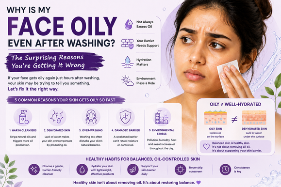 Why Is My Face Oily Even After Washing? The Surprising Reason Most People Get Wrong