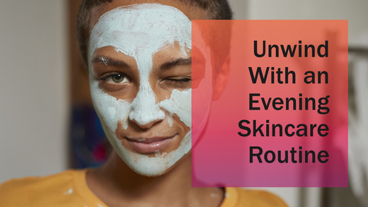 Evening skincare essentials – double cleansing, serums, and relaxation for glowing skin.