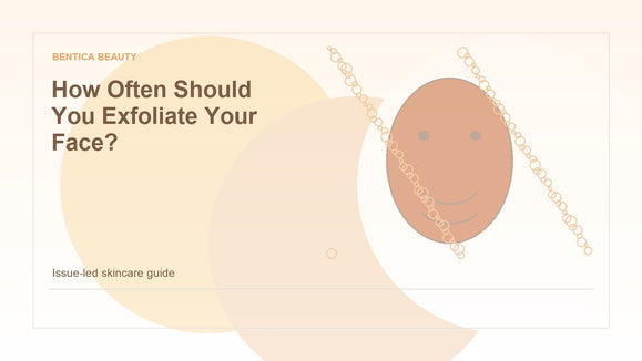 Illustration of gentle facial exfoliation with soft texture and skin renewal