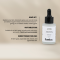 How to use Bentica Vitamin C serum for brightening and glowing skin with Allantoin and Green Tea Extract